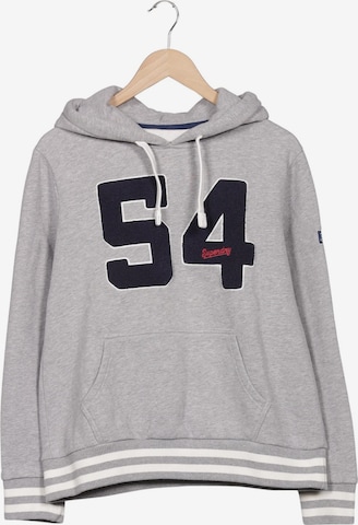 Superdry Kapuzenpullover XXL in Grau: Vorderseite