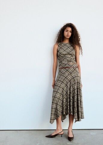 MANGO Top 'CHIQUI' - barna: elől