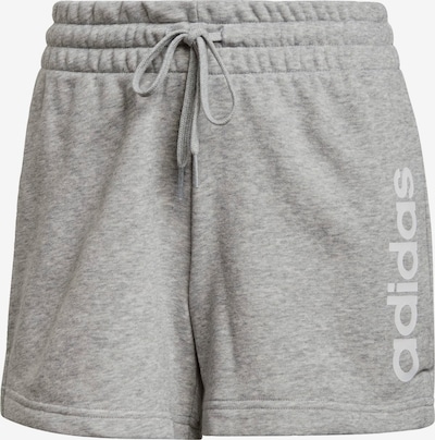 ADIDAS PERFORMANCE Športové nohavice - sivá melírovaná / biela, Produkt