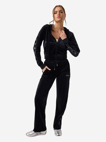 GUESS - Sudadera con cremallera 'AMALIA FULL ZIP HOOD V6BQ07 K6301' en negro
