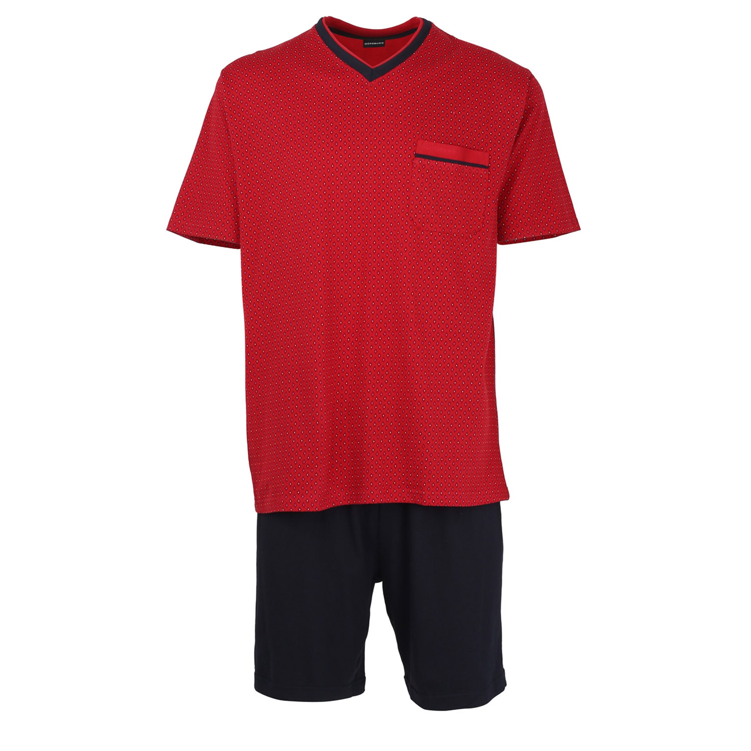 Götzburg Pajama short in Red: front