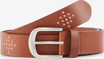 Ceinture 'NICKI' TOM TAILOR DENIM en marron : devant