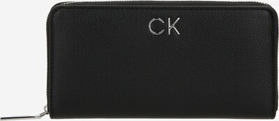 Calvin Klein Porte-monnaies 'Daily' en noir / argent, Vue avec produit