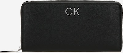 Calvin Klein Porte-monnaies 'Daily' en noir / argent, Vue avec produit