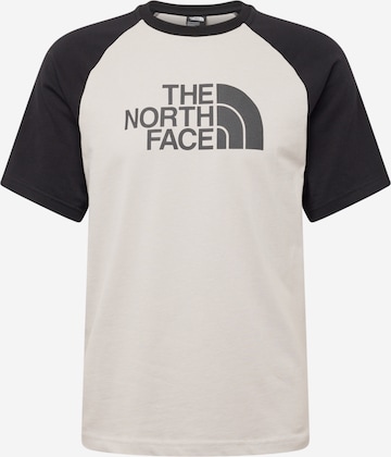 T-Shirt THE NORTH FACE en beige : devant