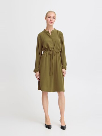 Abito camicia 'GILDA' di b.young in verde: frontale