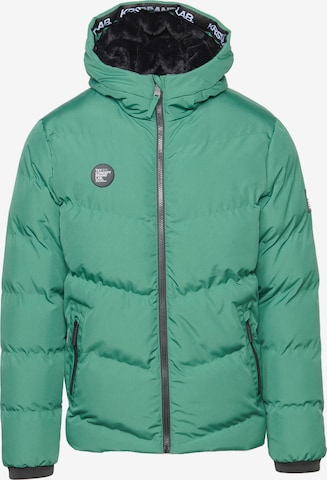 Veste d’hiver KOROSHI en vert : devant