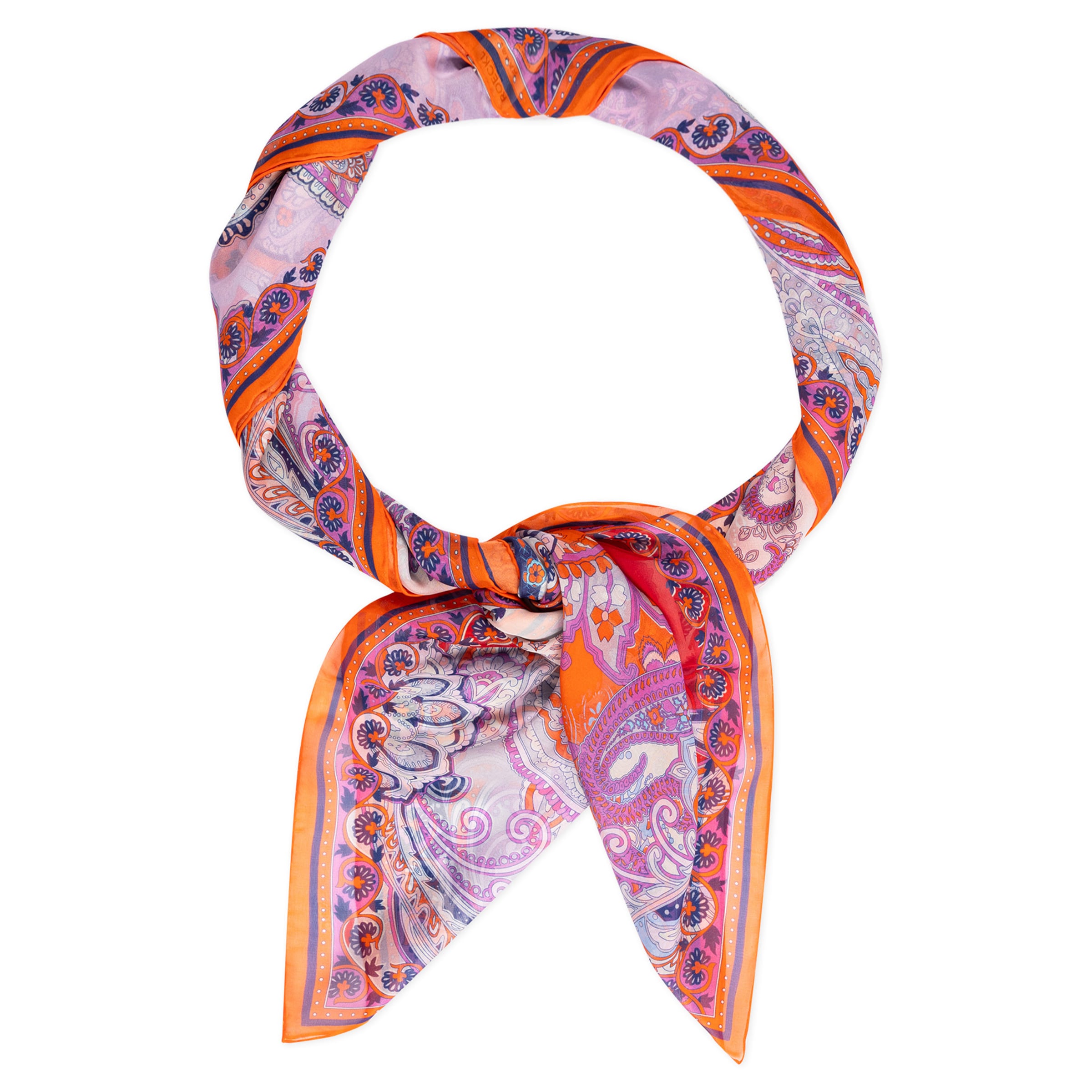Foulard ' FLOWER FUSION ' di Roeckl in lilla