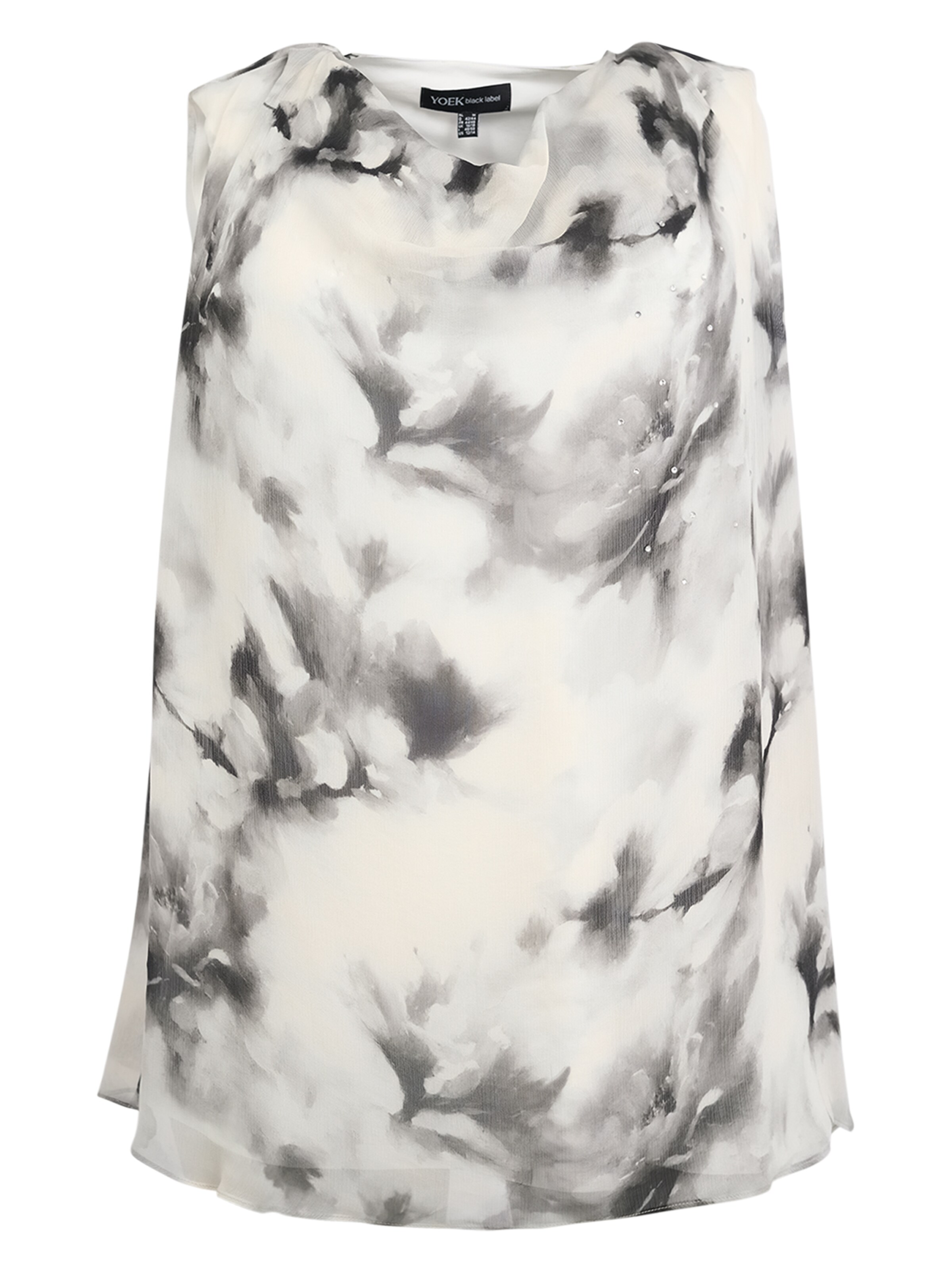 YOEK Top in Beige: voorkant