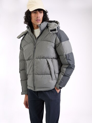 JACK & JONES Winterjas 'JCOAero' in Grijs: voorkant