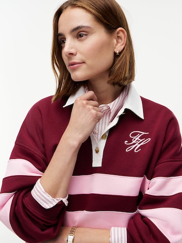 TOMMY HILFIGER Sweatshirt in Rood