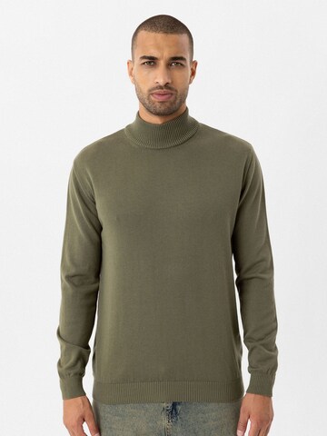 Anou Anou Sweater 'Henriko' in Green: front