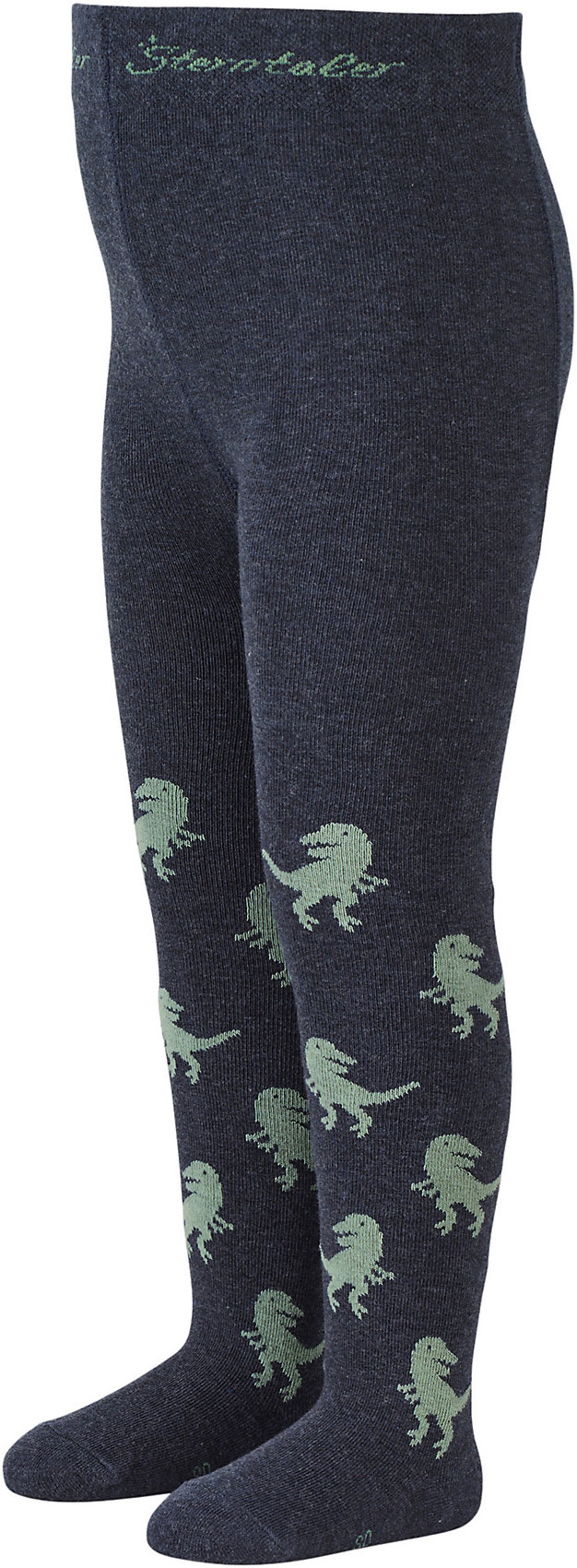 STERNTALER Regular Tights 'T-Rex' in Blue