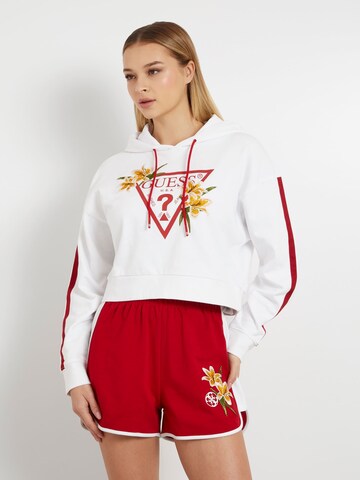 GUESS Sweatshirt in White: front