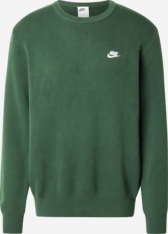 Nike Sportswear Tröja 'CLUB' i grön: framsida