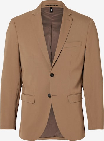 Slim fit Giacca da completo 'Liam' di SELECTED HOMME in beige: frontale