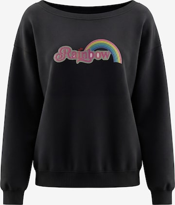 Sweat-shirt MYMO en noir : devant