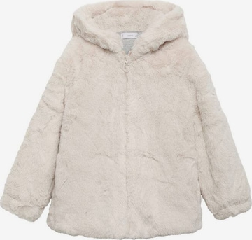 MANGO KIDS Coat 'Bolita' in Beige: front