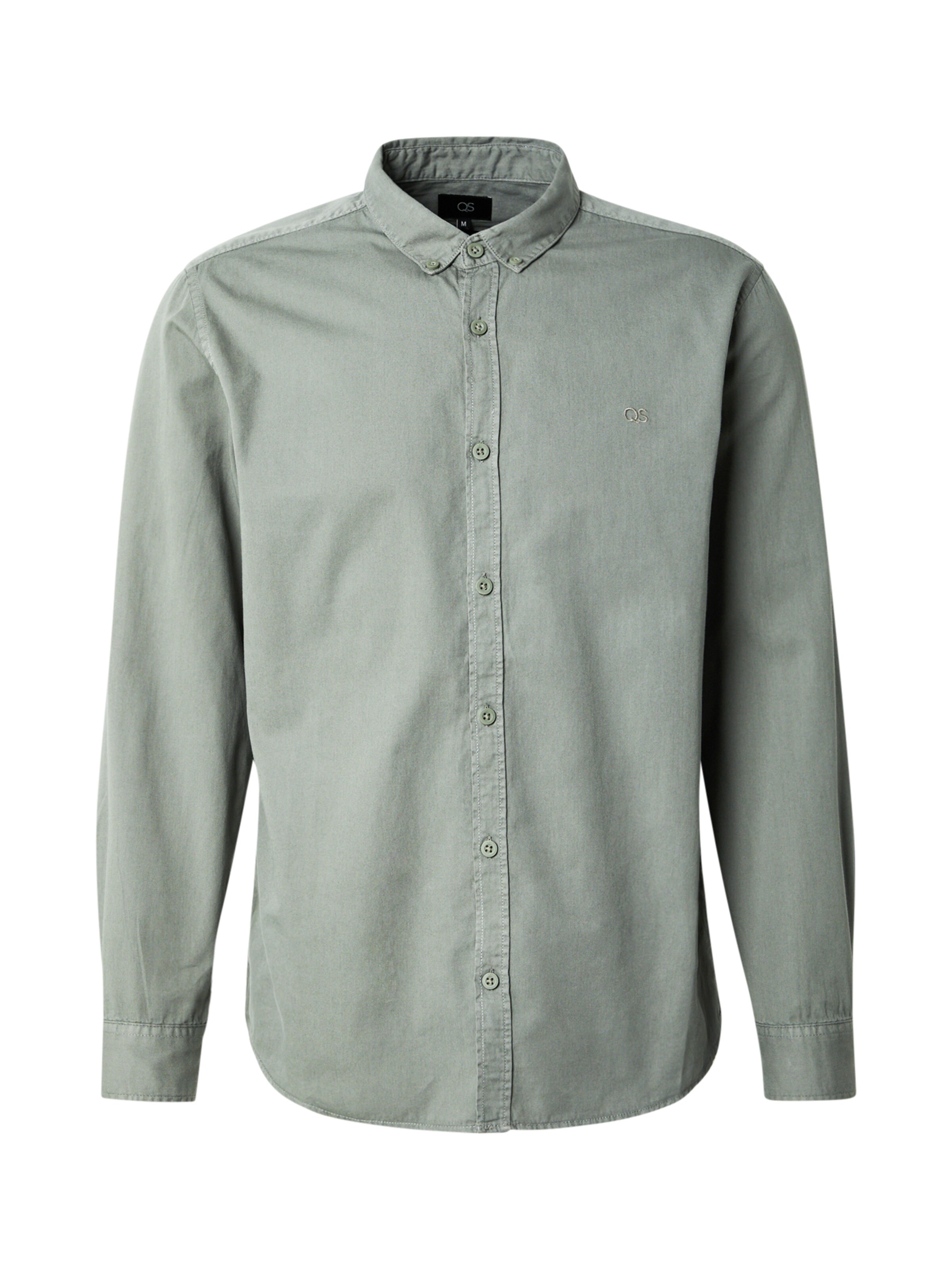 Coupe regular Chemise QS en vert : devant