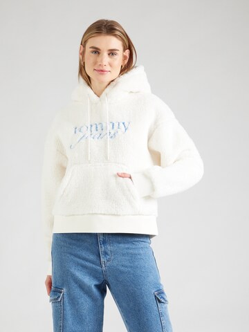 Tommy Jeans Sweatshirt in White: front