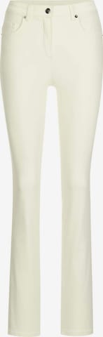 MADELEINE Tapered Jeans in Weiß: Vorderseite