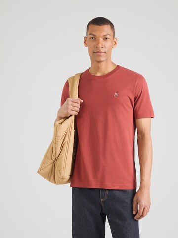 T-Shirt Marc O'Polo en rouge : devant