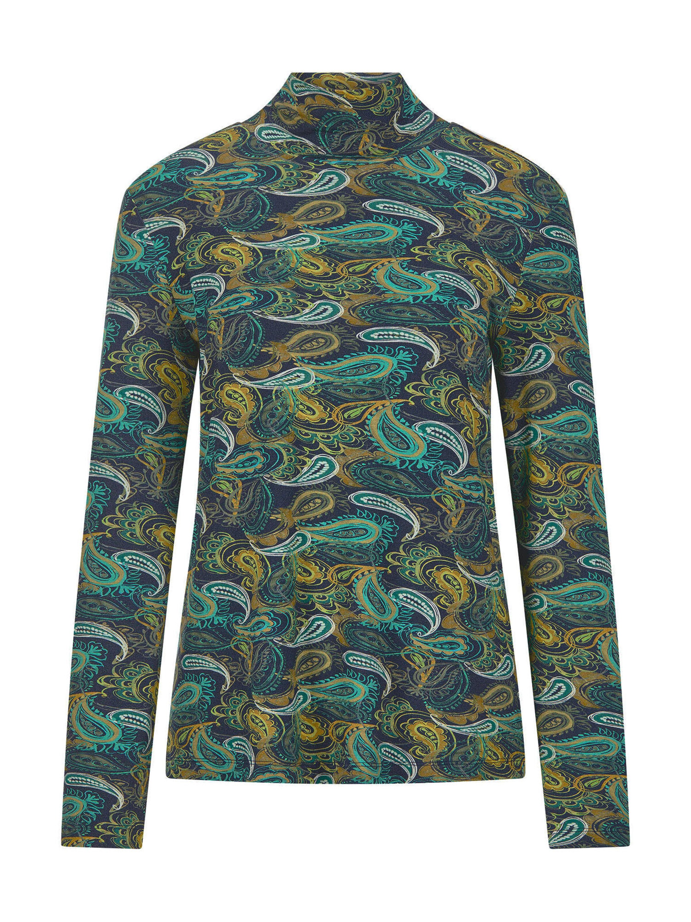 Goldner T-shirt en jaune / émeraude / menthe, Vue avec produit