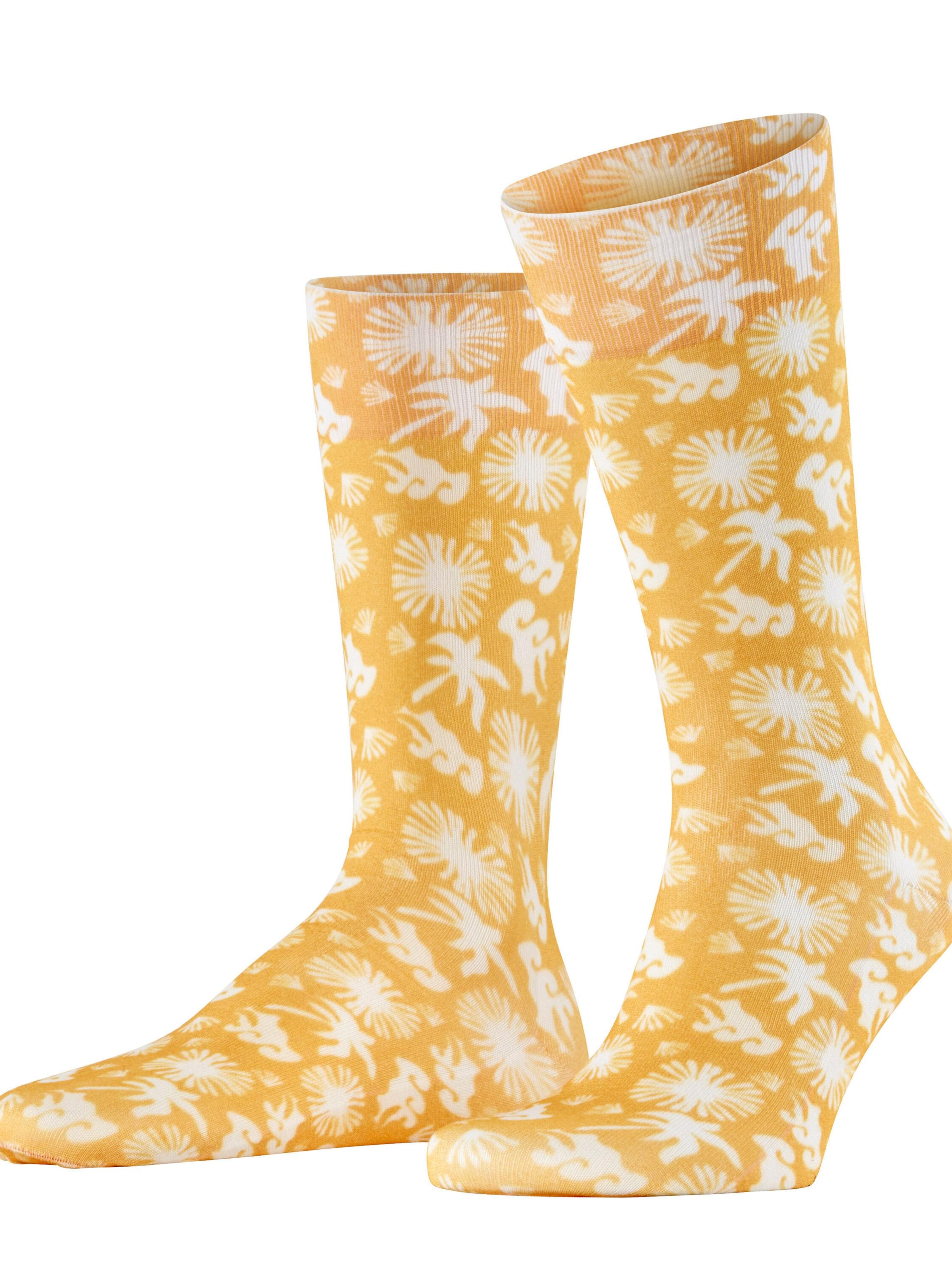 BURLINGTON Socken 'Lagoon'‌‌‌‌‌‌‌‌ in Gelb: Vorderseite