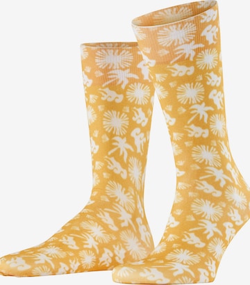 BURLINGTON Socken 'Lagoon' in Gelb: Vorderseite