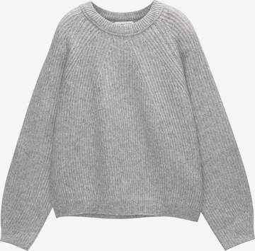 Pull-over Pull&Bear en gris : devant
