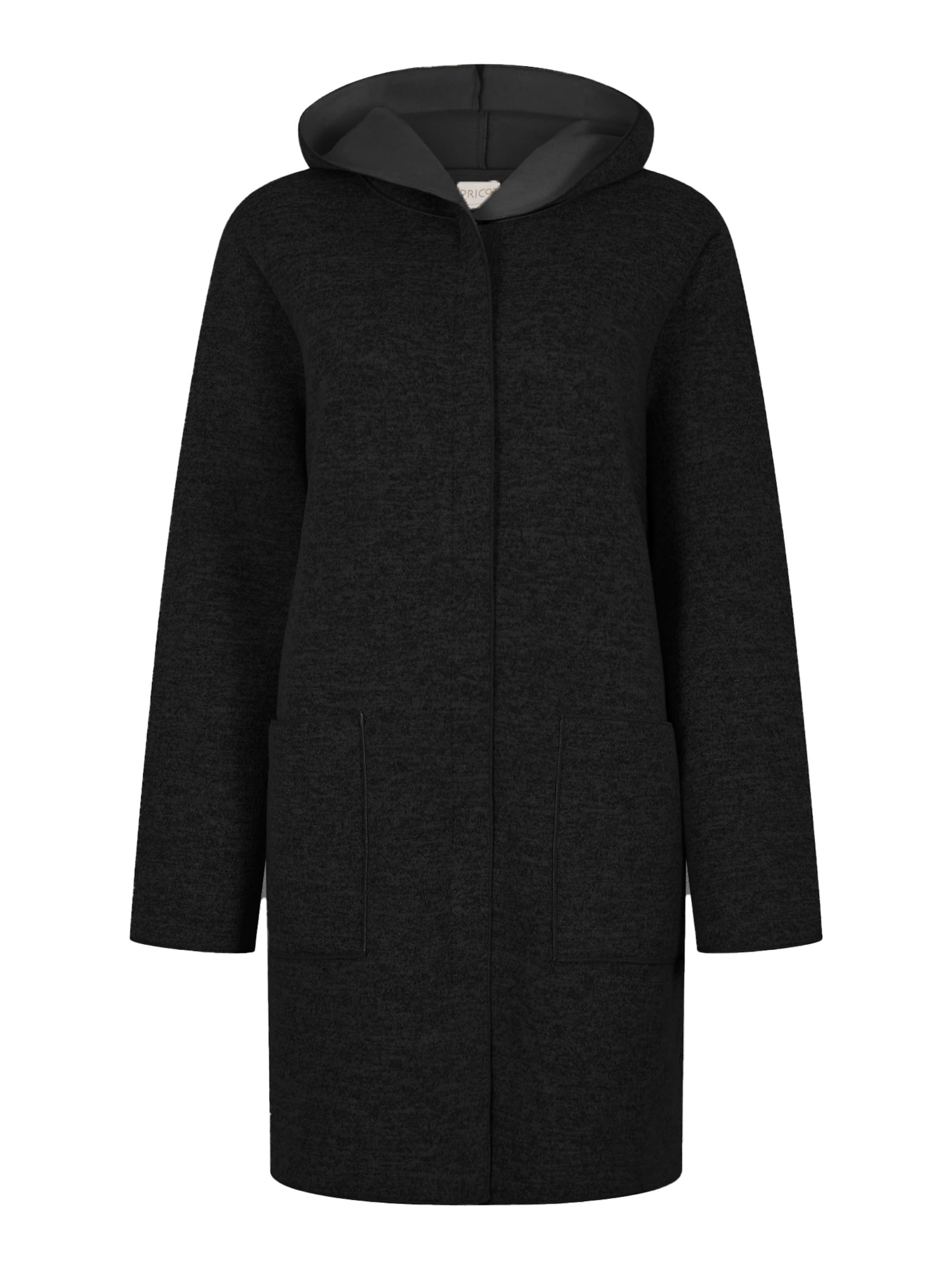 Apricot Wintermantel in Zwart: voorkant