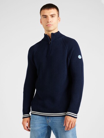 North Sails Sweater in Blue: front