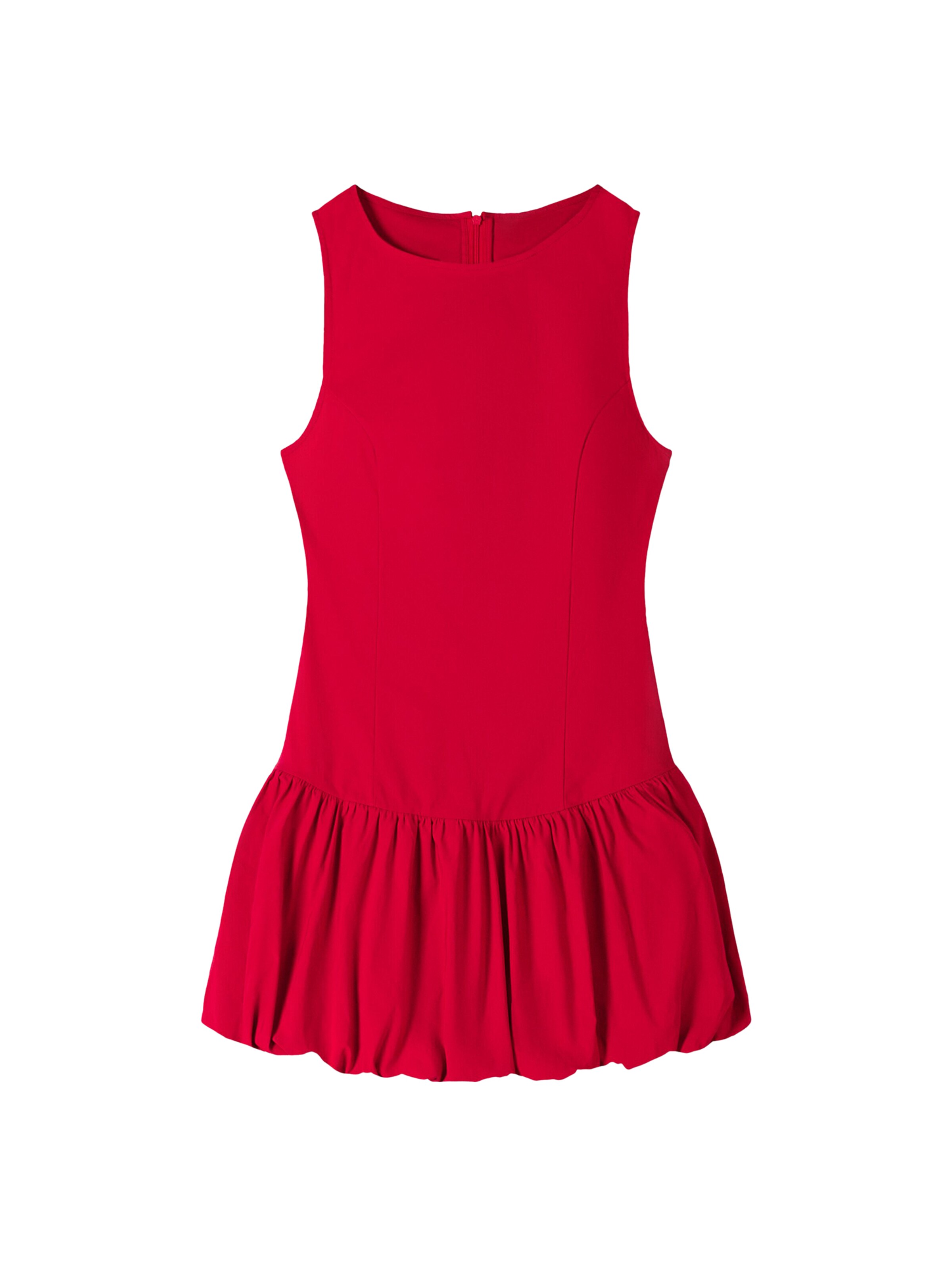 Bershka Рокля в червено: отпред