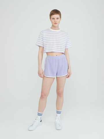 EDITED Regular Pants 'Eike' in Purple