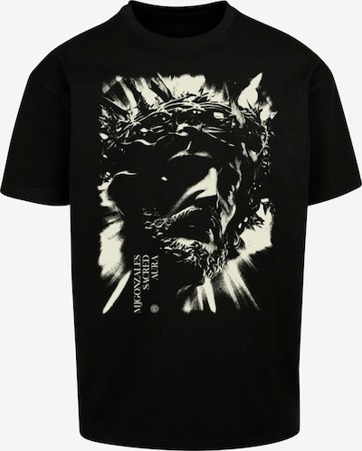 MJ Gonzales Тениска 'JESUS' в черно / перлено бяло, Преглед на продукта