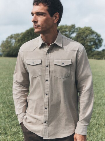 Next Regular Fit Skjorte i beige