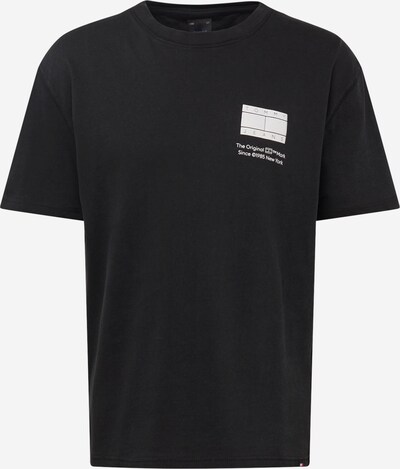 Tommy Jeans T-Shirt 'Essential' en noir / blanc, Vue avec produit