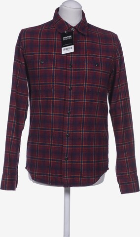 EDWIN Button Up Shirt in S in Red: front