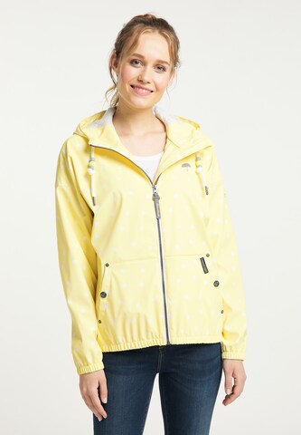 Schmuddelwedda Between-season jacket in Yellow: front