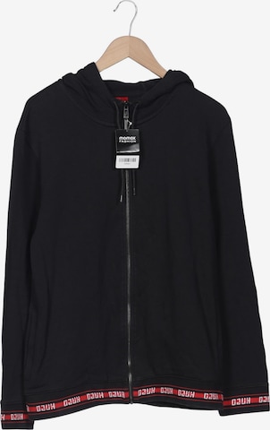 HUGO Kapuzenpullover L in Schwarz: Vorderseite
