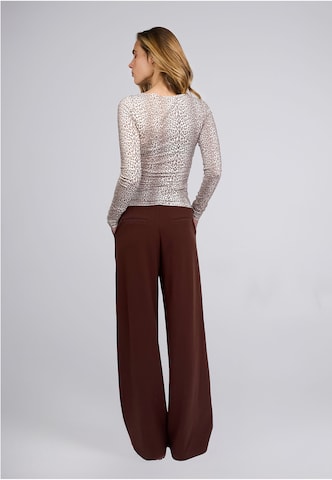 Regular Pantalon à pince 'Miri' OH APRIL en marron