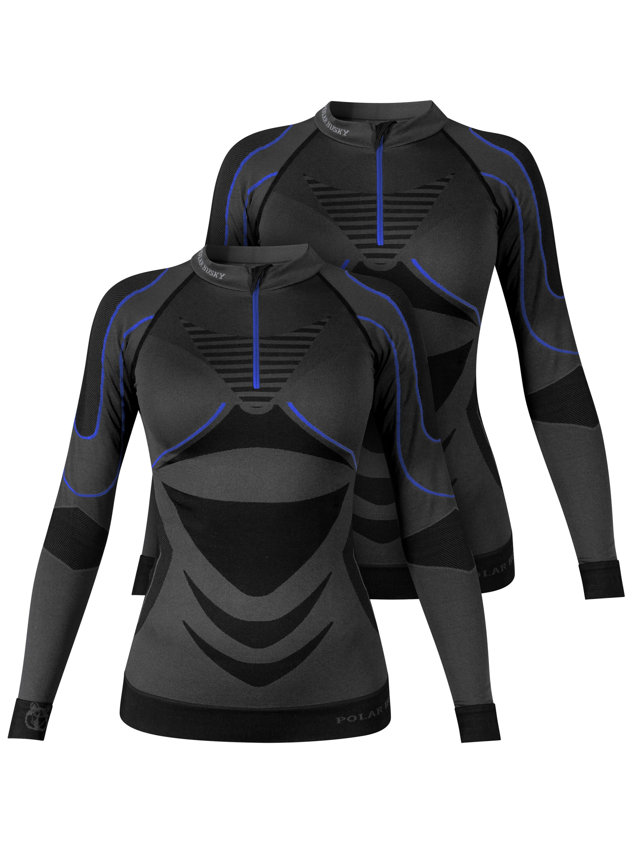 normani Base Layer in Schwarz: Vorderseite