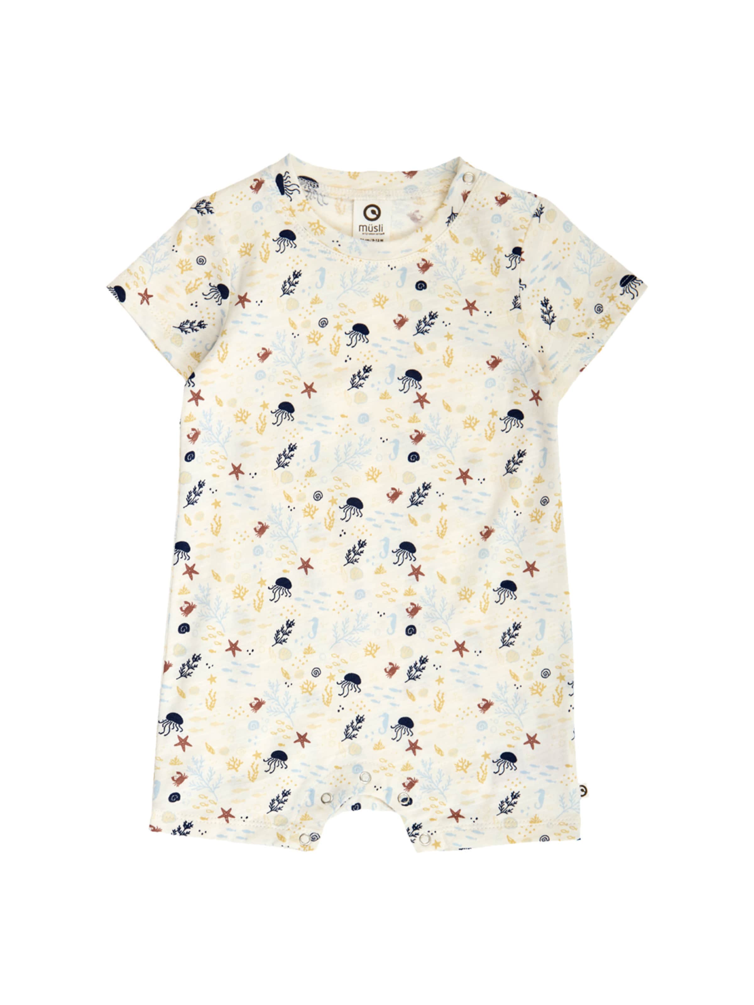 Müsli by GREEN COTTON - Pijama entero/body en beige: frente