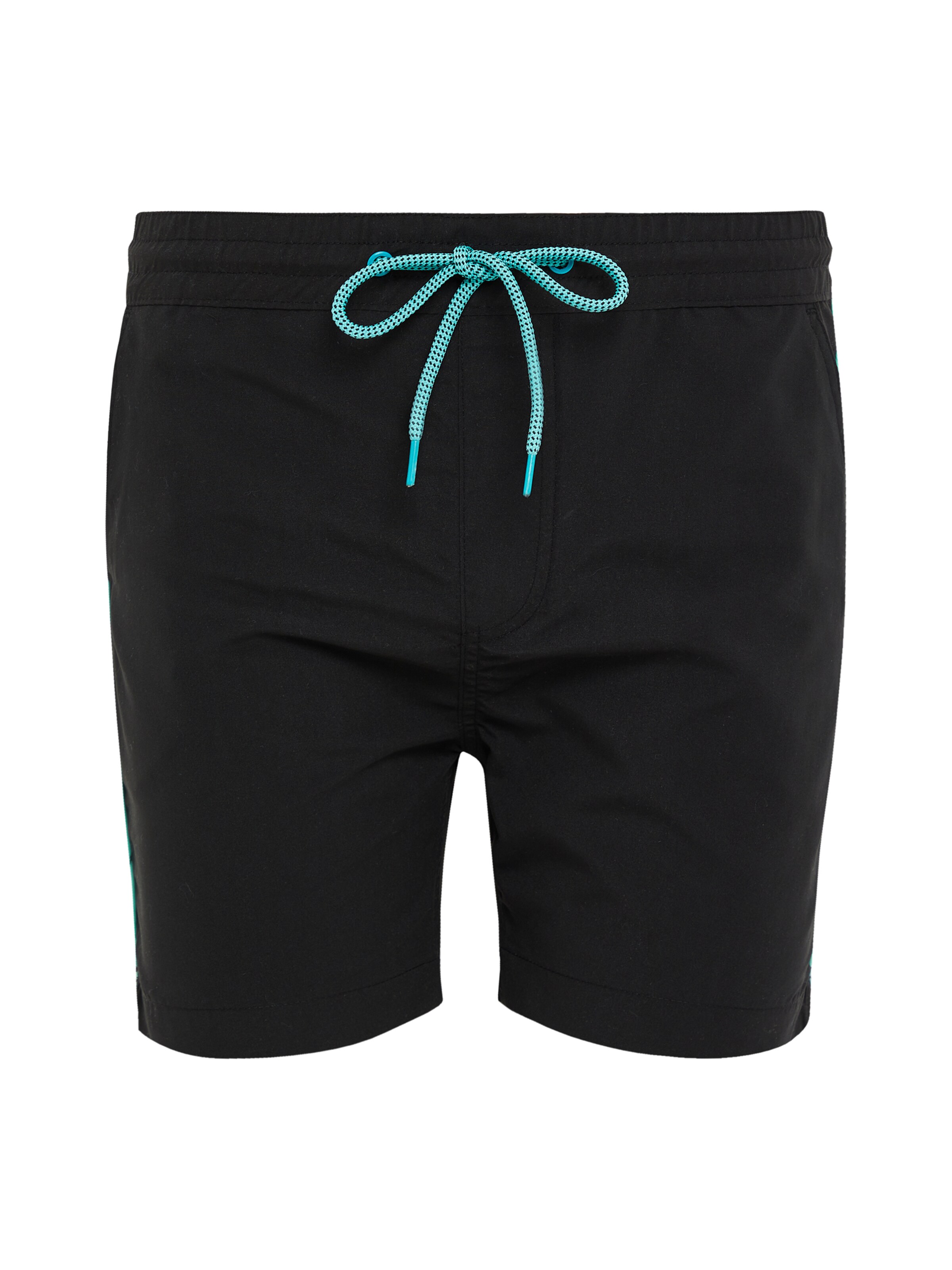 Threadbare Zwemshorts 'Briar' in Zwart: voorkant