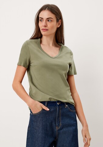 T-shirt s.Oliver en vert : devant