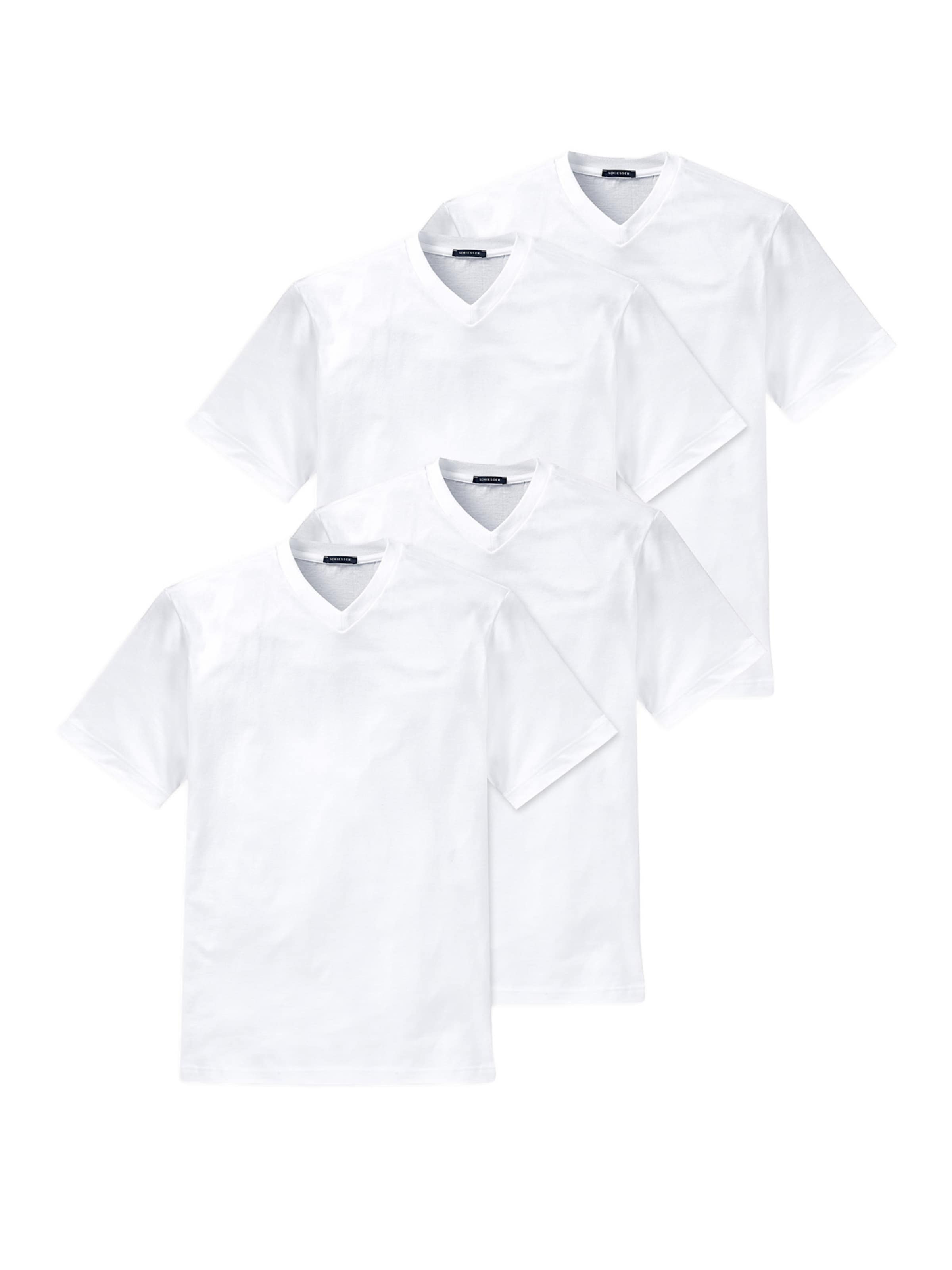 SCHIESSER Shirt 'American Essentials' in White: front