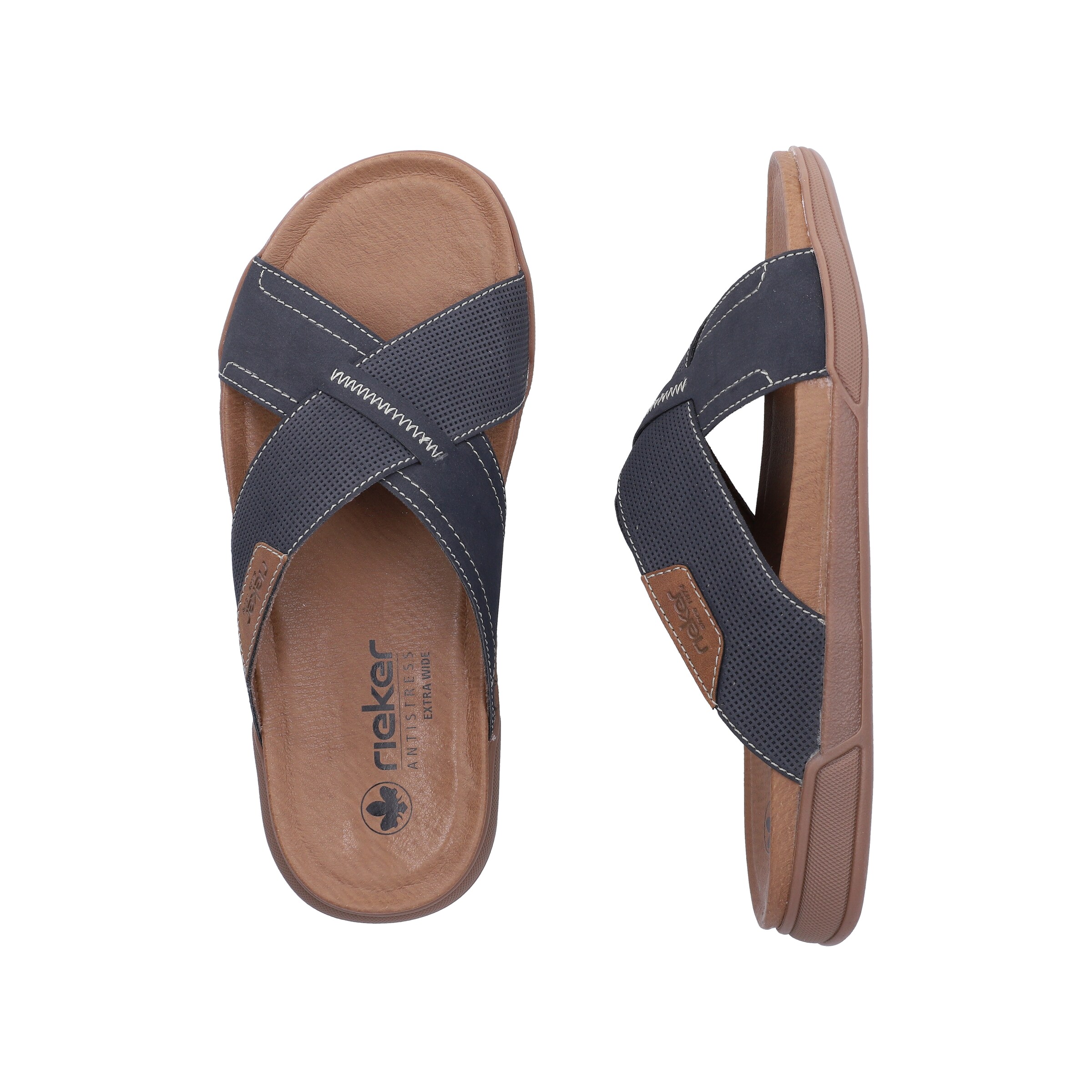 Rieker Pantolette in Blau