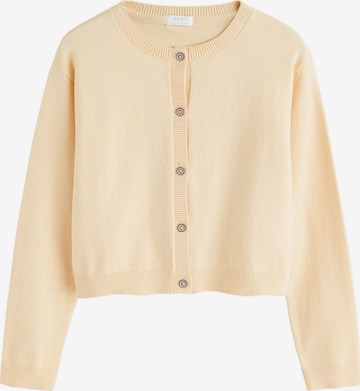 Next Плетена жилетка в жълто: отпред