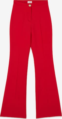 évasé Pantalon oltre en rouge : devant