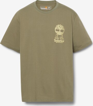 Tricou 'For the Outdoors' de la TIMBERLAND pe verde: față